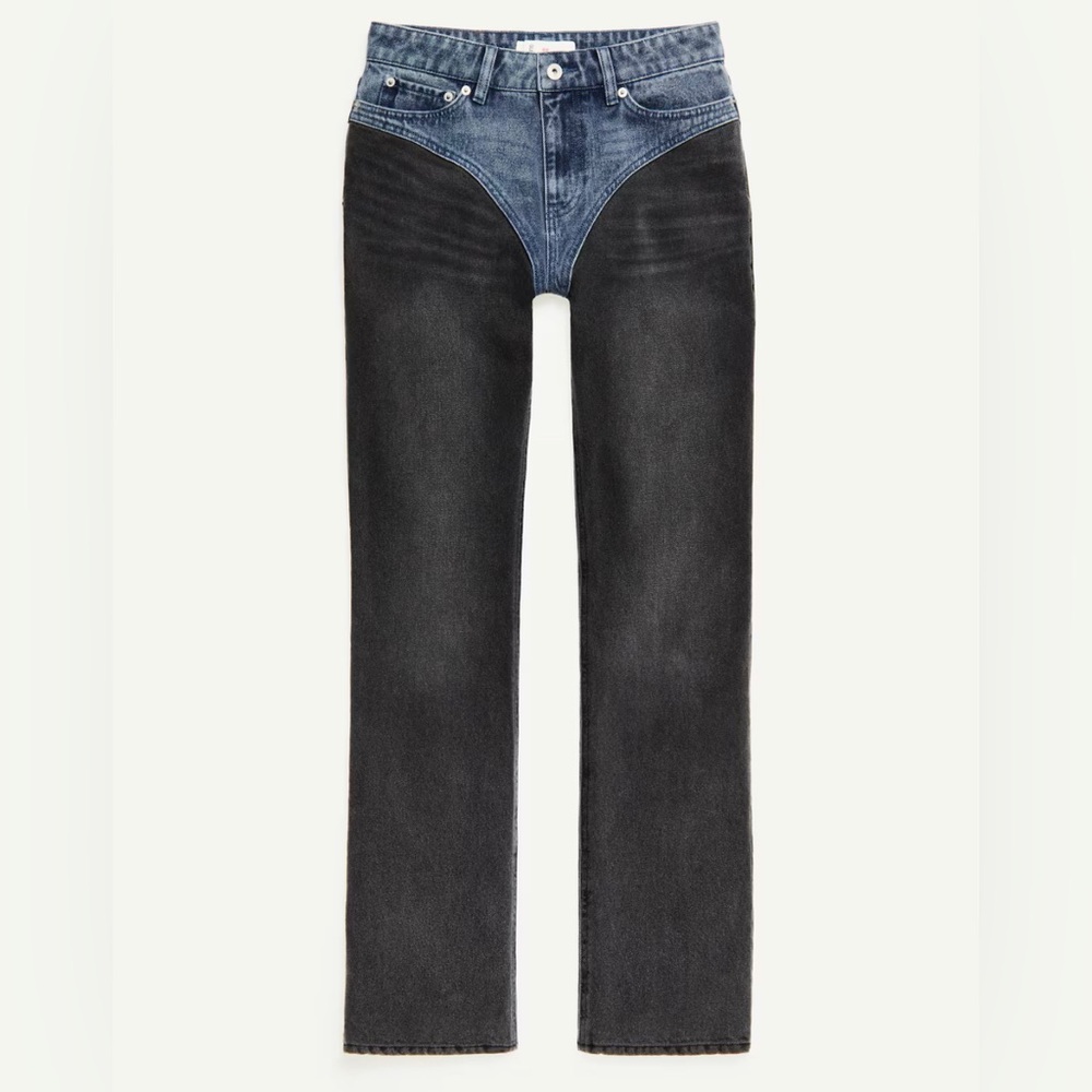 NEW! H&M x Glenn Martens two tone jeans